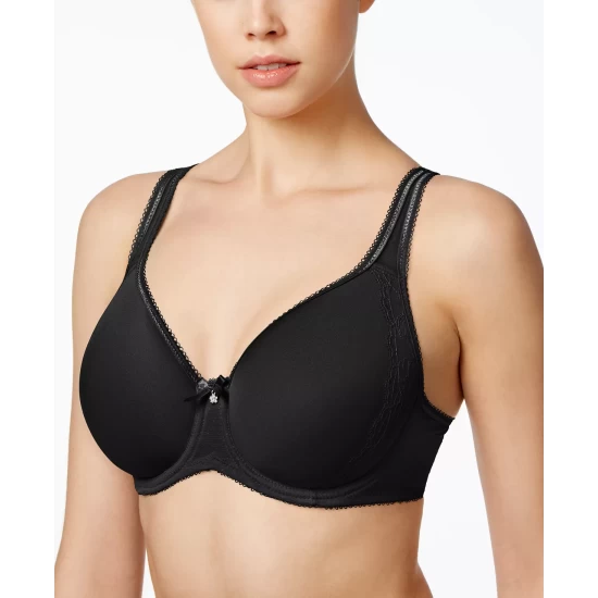 Discount ⌛ Wacoal Basic Beauty Full-Figure Underwire Bra 855192, Up To H Cup Black 🤩 - Image 3