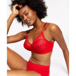 Cheapest 🎁 B.tempt'd 👩 Women's Opening Act Lingerie Lace Unlined Underwire Bra Cone Flower 🧨