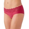 Hot Sale ⭐ Wacoal 👩 Women's At Ease Hipster Underwear 874308 Barbados Cherry 😀