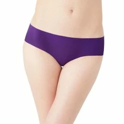 Discount ❤️ B.tempt'd 👩 Women's B.bare Cheeky Lace-Trim Hipster Underwear 976367 Grape Royale 👏