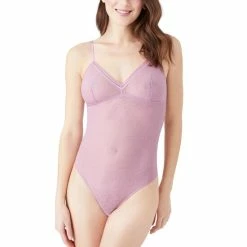 Wholesale ✨ B.tempt'd Wacoal 👩 Women's Etched In Style Lingerie Bodysuit 936225 Orchid Haze 🌟