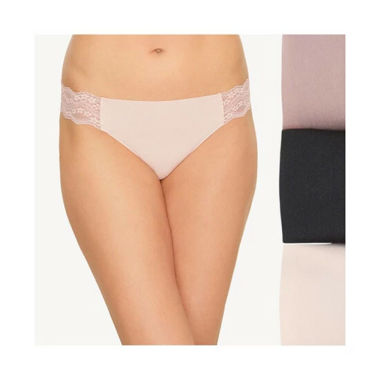 Cheap ๐ B.tempt'd ๐ฉ Women's B.Bare 3 Pack Thong Underwear 970367 Night, Antler, Rose Smoke ๐ฏ