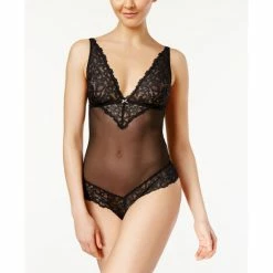 New โ๏ธ B.tempt'd B. Charming Mesh And Lace Lingerie Bodysuit 936232 Blackened Pearl ๐ฅฐ