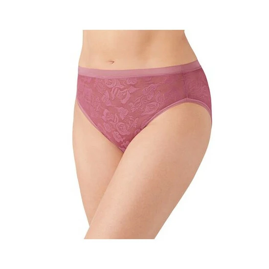 Best reviews of ๐ฅ Wacoal Awareness Lace High-Cut Brief Underwear 871101 Rose Wine ๐ - Image 2