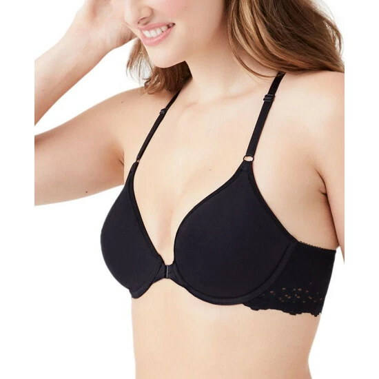 Discount ๐ B.tempt'd ๐ฉ Women's Inspired Eyelet Front Close Bra 953219 Rose Smoke ๐ฏ - Image 5